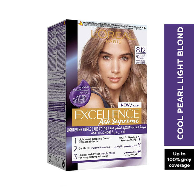 Loreal Excellence Ash Supreme Cream/8.12 image number 0