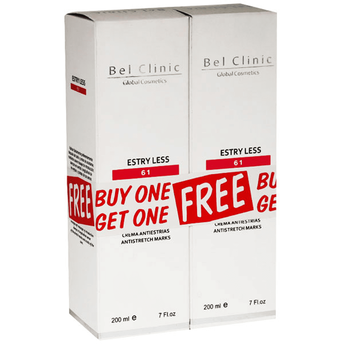 Belclinic Estry Less Stretch Marks Cream 200ml 1+1 (Offer Pack) image number 0