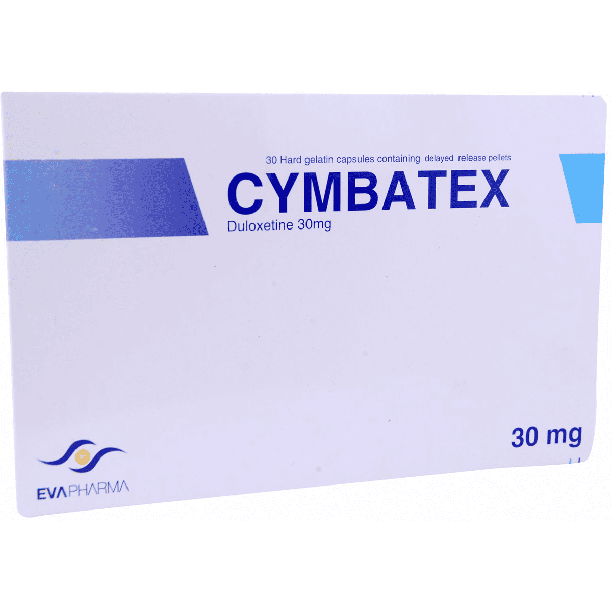 Cymbatex 30mg Delayed Release 30 Hard Gel Capsules image number 0