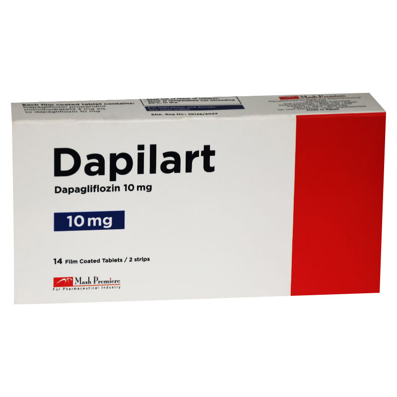 Dapilart 10mg 14 Film Coated Tablets image number 0