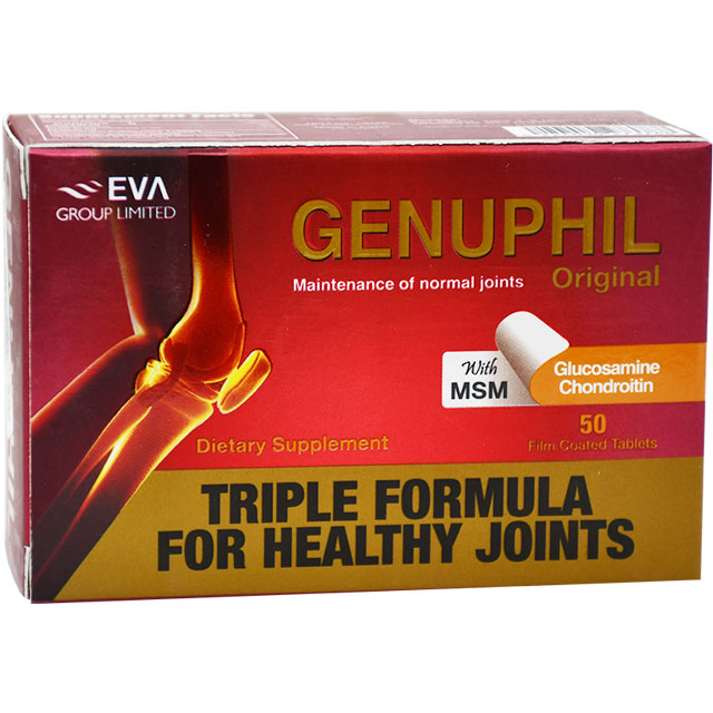 Genuphil Original 50 Film Coated Tablets image number 0