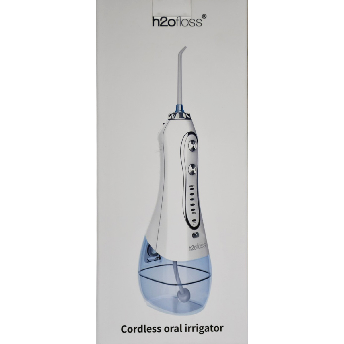 H2OFLOSS Portable Oral Irrigator White 300ml image number 0