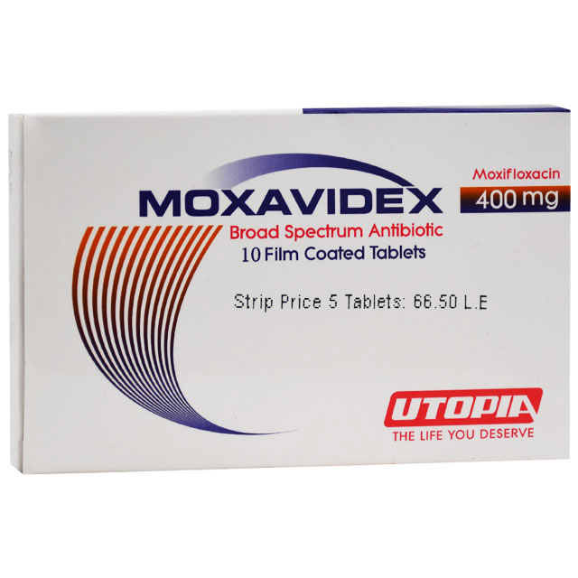 Moxavidex 400mg 10 Film Coated Tablet image number 0
