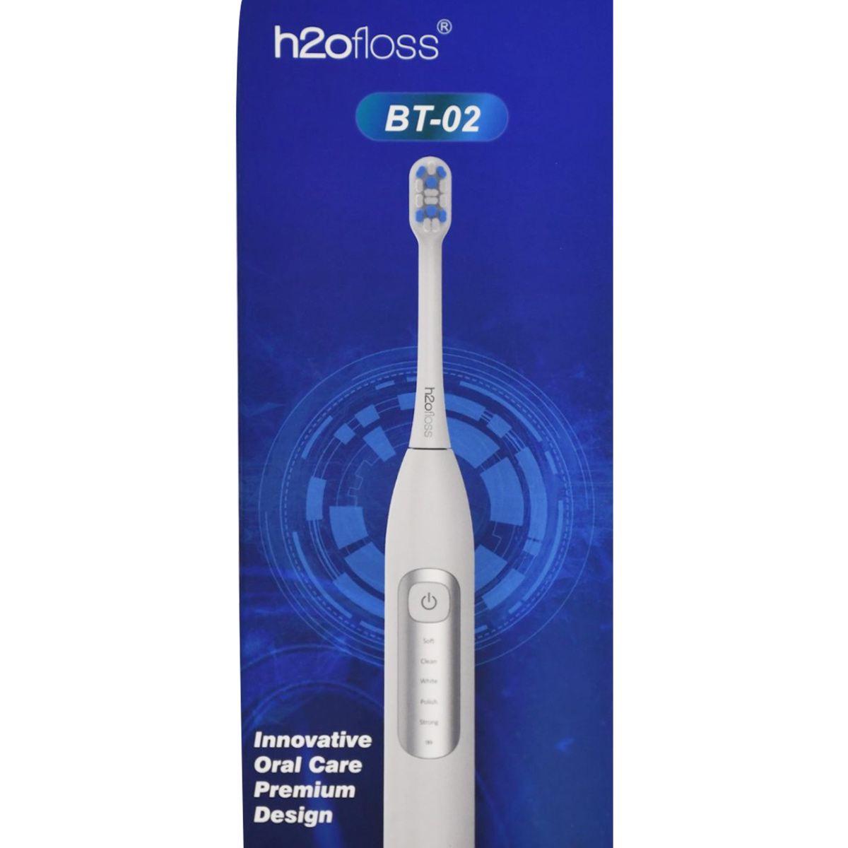 H2OFLOSS Electric Toothbrush White BT-02 image number 0