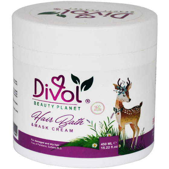 Divol Hair Bath and Mask Cream 450ml image number 0