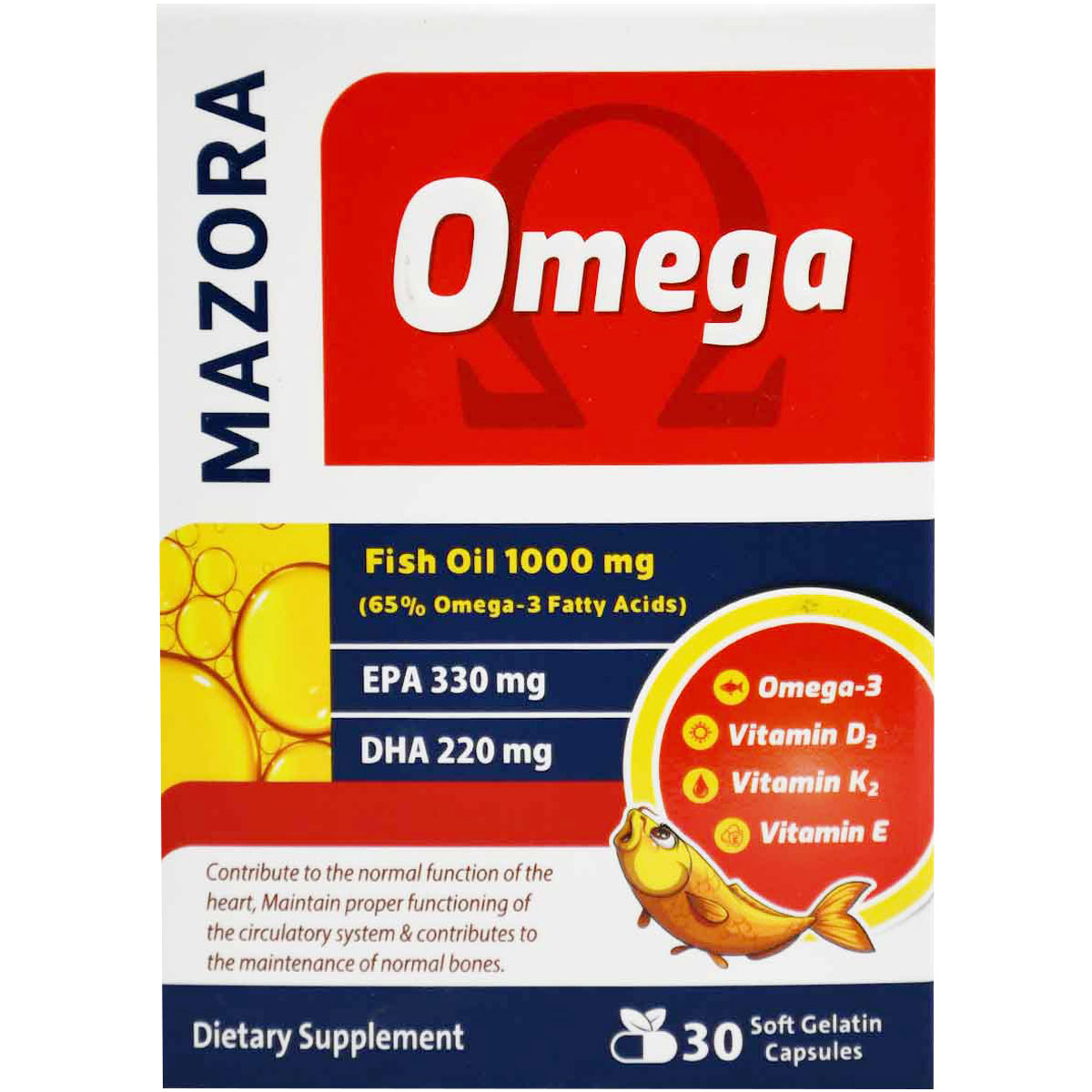 Mazora Omega 30 Soft Gelatin Capsules image number 0