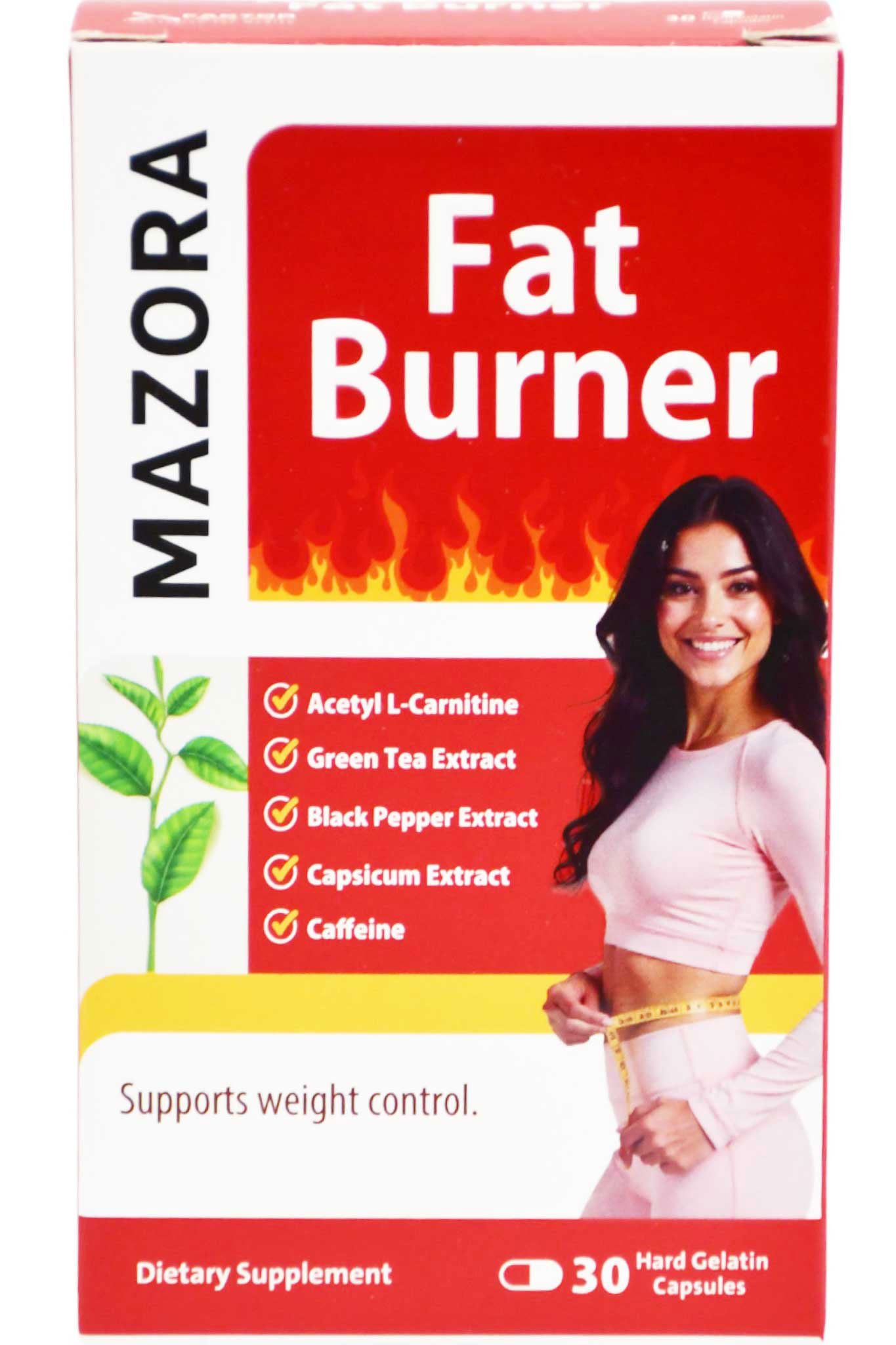Mazora Fat Burner 30 Hard Gelatin Capsules image number 0