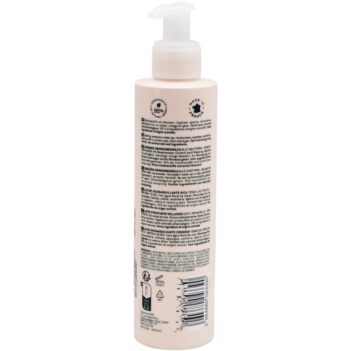 Nuxe Very Rose Creamy Cleansing Milk 200ml image number 1