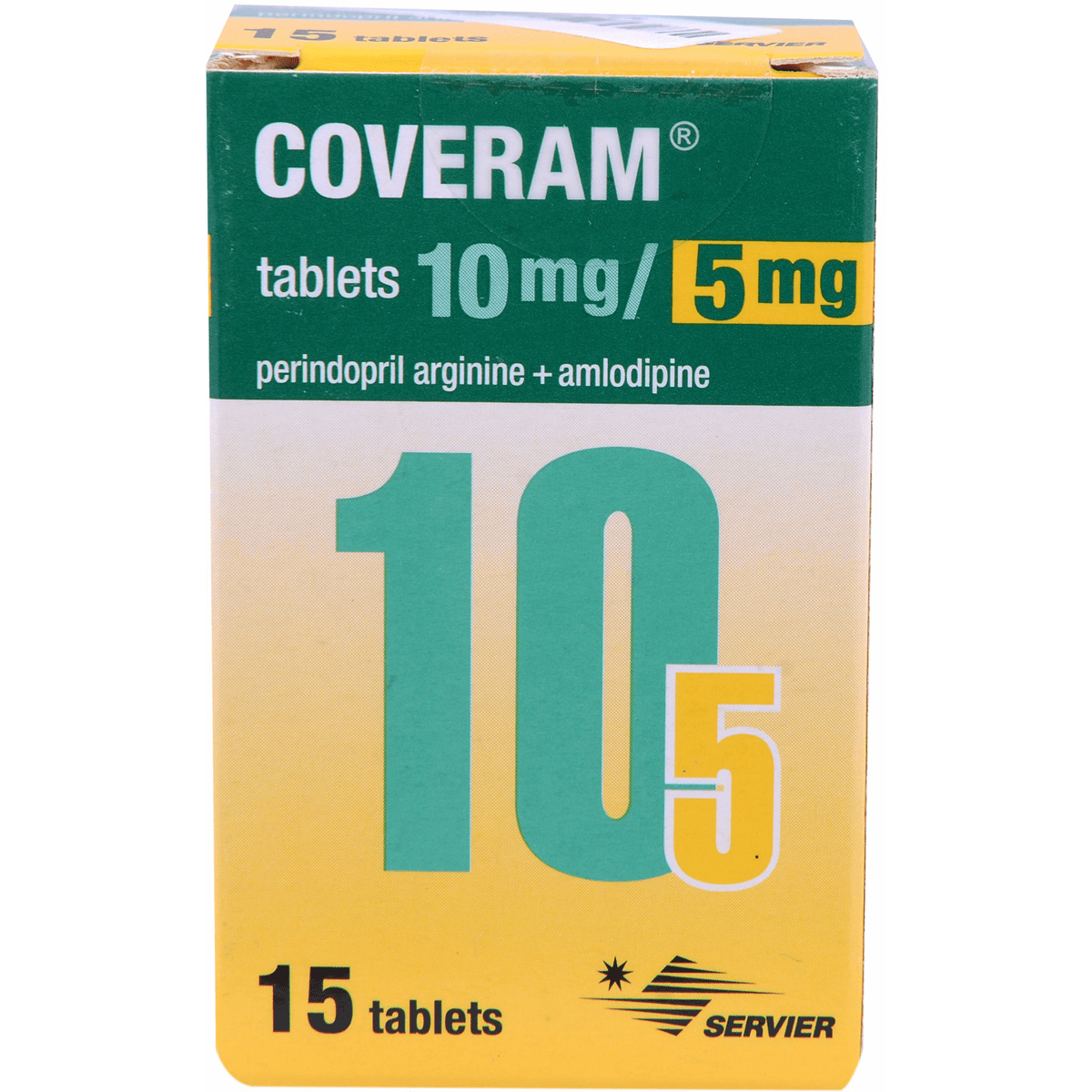 Coveram 10/5mg 15 Tablets image number 0