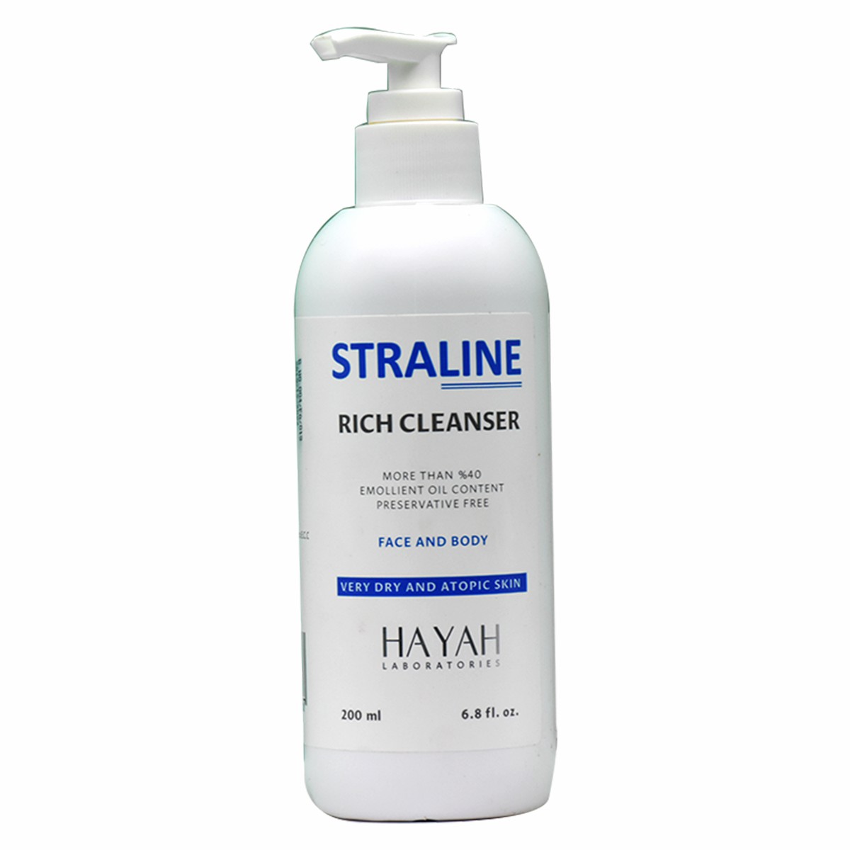 Straline Rich Cleanser Face & Body Very Dry Skin 200ml image number 0