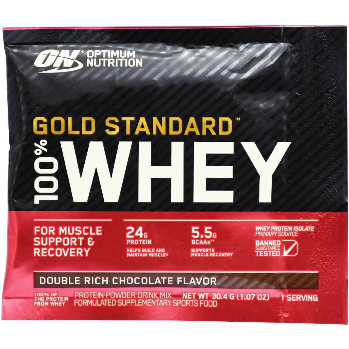 Whey Gold Standard (ON) Double Rich Chocolate 30.4gm image number 0