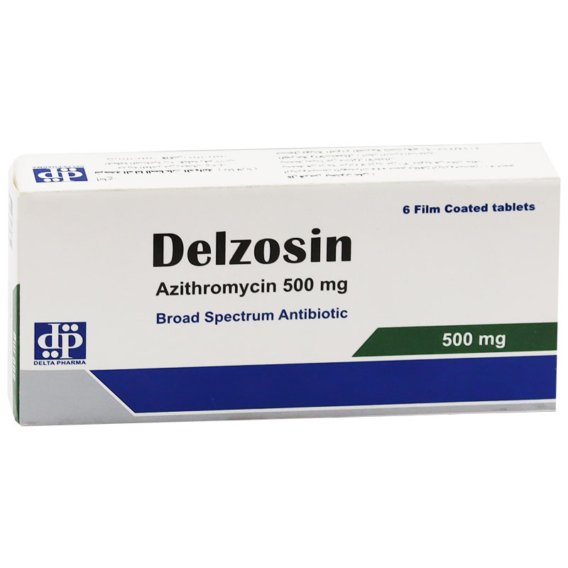 Delzosin 500mg 6 Film Coated Tablets image number 0
