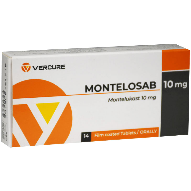 Montelosab 10mg 14 Film Coated Tablets image number 0
