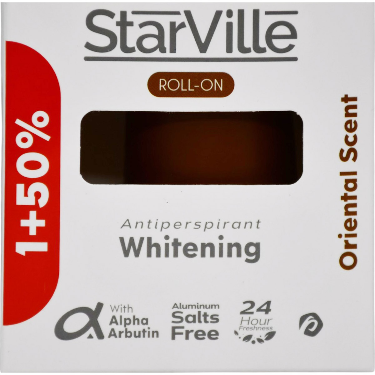 StarVille Whitening Anti Perspirant Orient Pearl Roll On 2x60ml (Special Offer) image number 0
