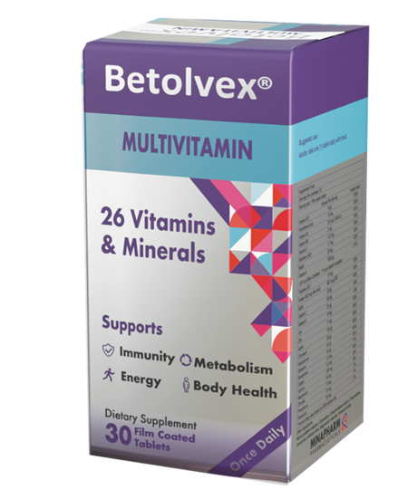 Betolvex Multivitamin 30 Film Coated Tablets image number 0