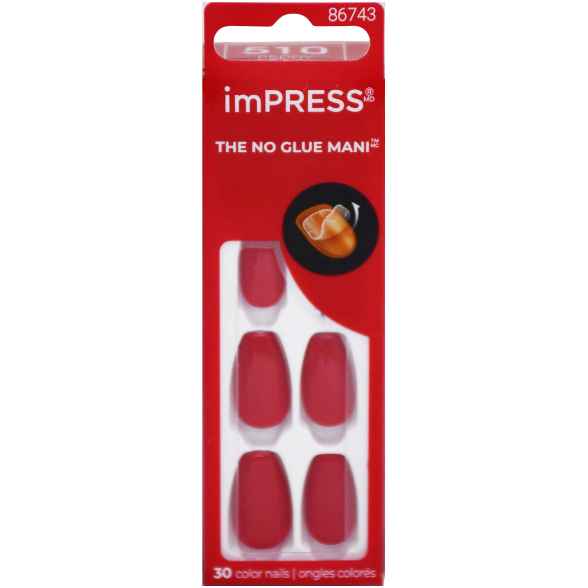 Kiss Impress Nails Medium 30 Pieces/IMC510C image number 0