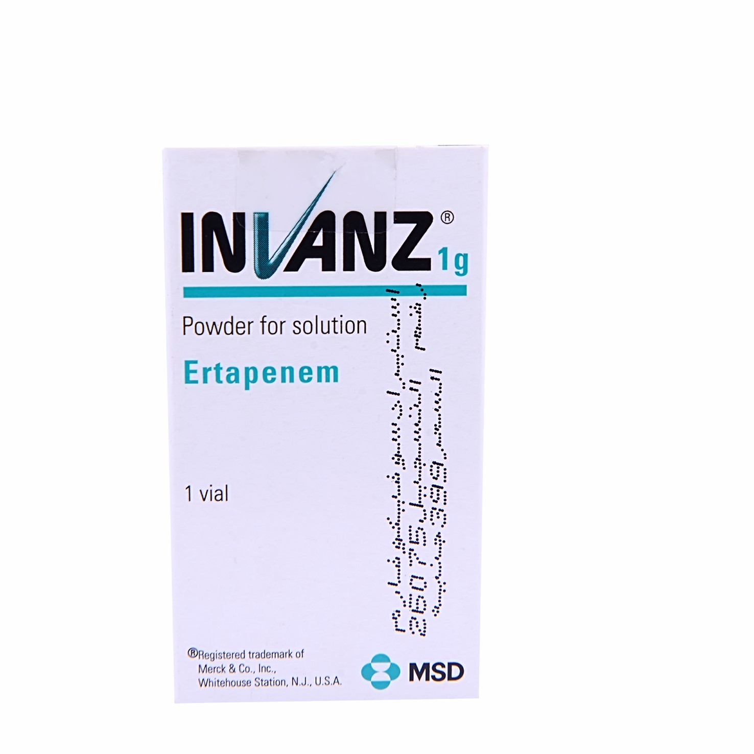 Invanz 1gm 1 Vial image number 0