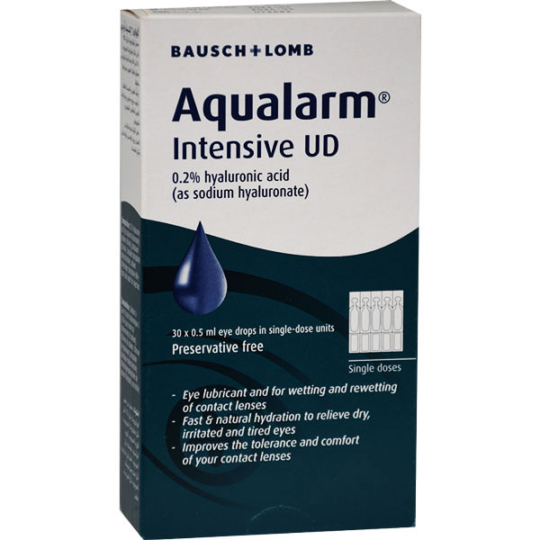 Aqualarm 0.2% Eye Drops 30 Ampoules 5ml image number 0