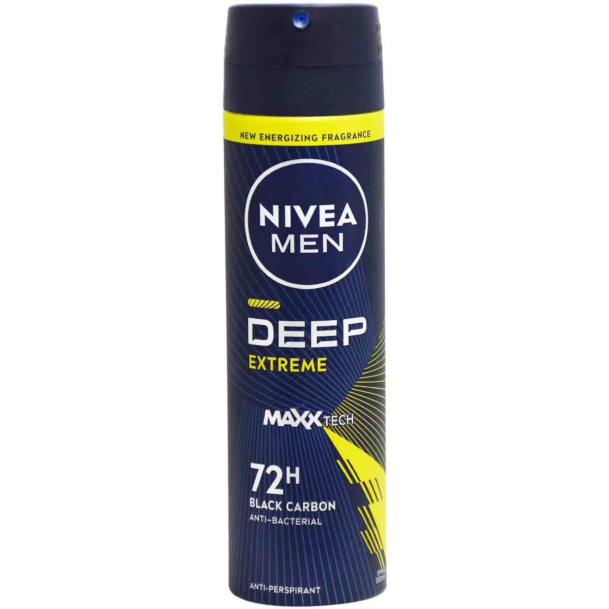 Nivea Men Deep Extreme Black Carbon Deodorant Spray 150 ml image number 0