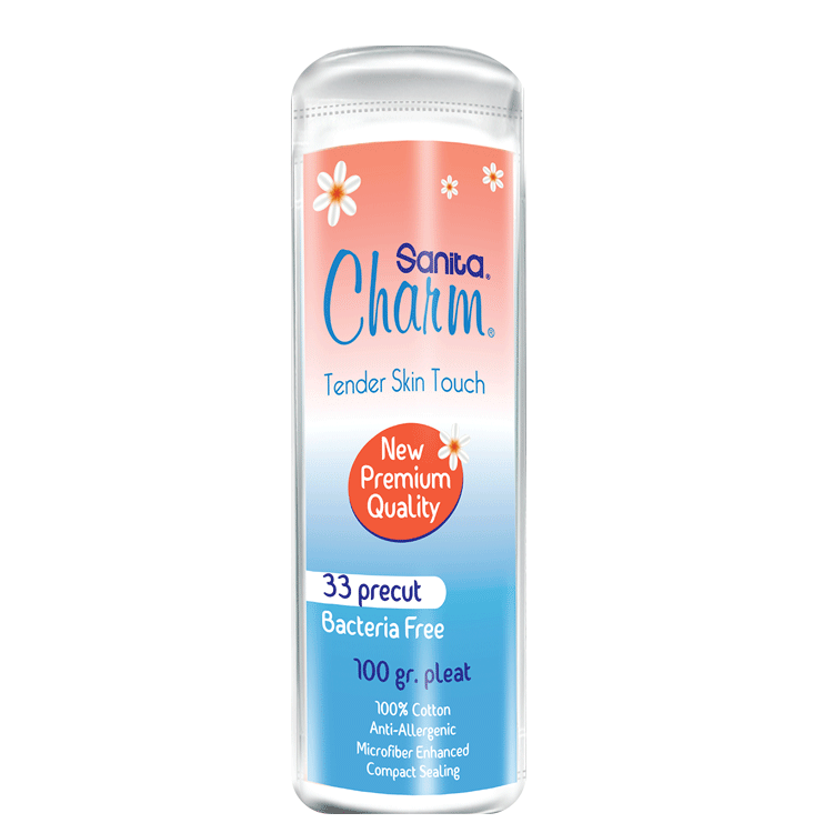 Sanita Charm Tender Skin Touch Cotton 100gm image number 0