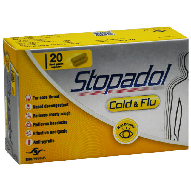 Stopadol Cold&Flu 20 Capsule image number 0