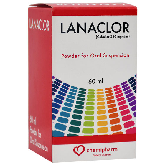 Lanaclor 250mg Suspension 60ml image number 0