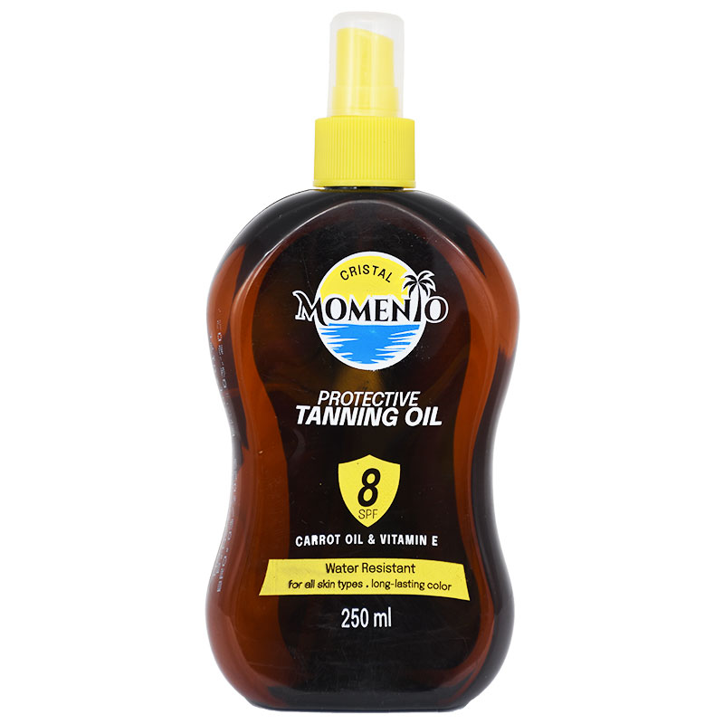 Momento Protective Tanning Oil SPF (8) 250ml image number 0