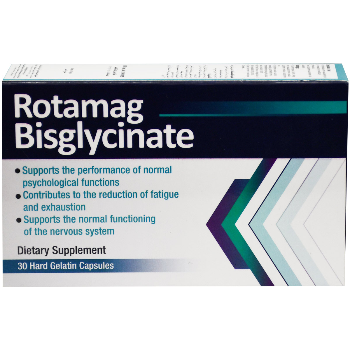 Rotamag Bisglycinate 30 Hard Gelatin Capsules image number 0