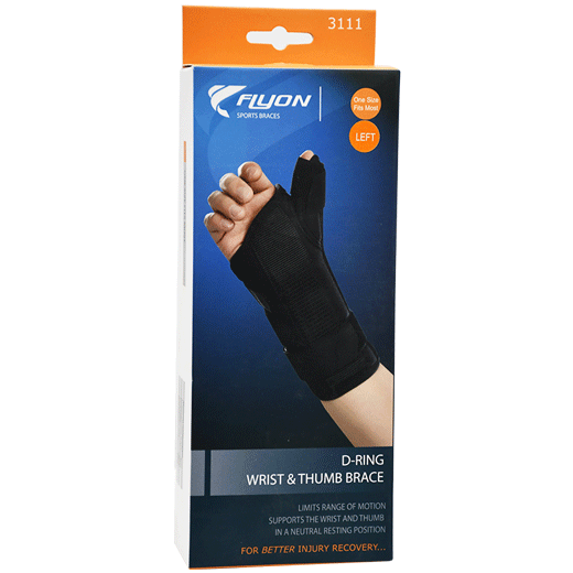 Flyon D-Ring Wrist&Thumb Brace One Size /Left/3111 image number 0