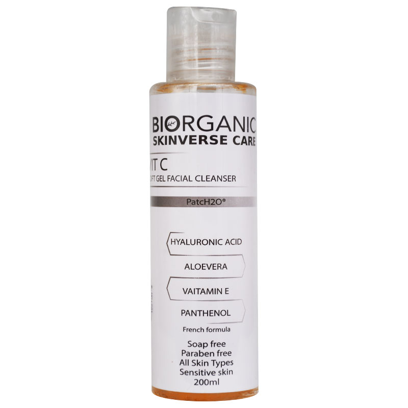 Biorganic Vitamin C Soft Gel Facial Cleanser 200ml image number 0