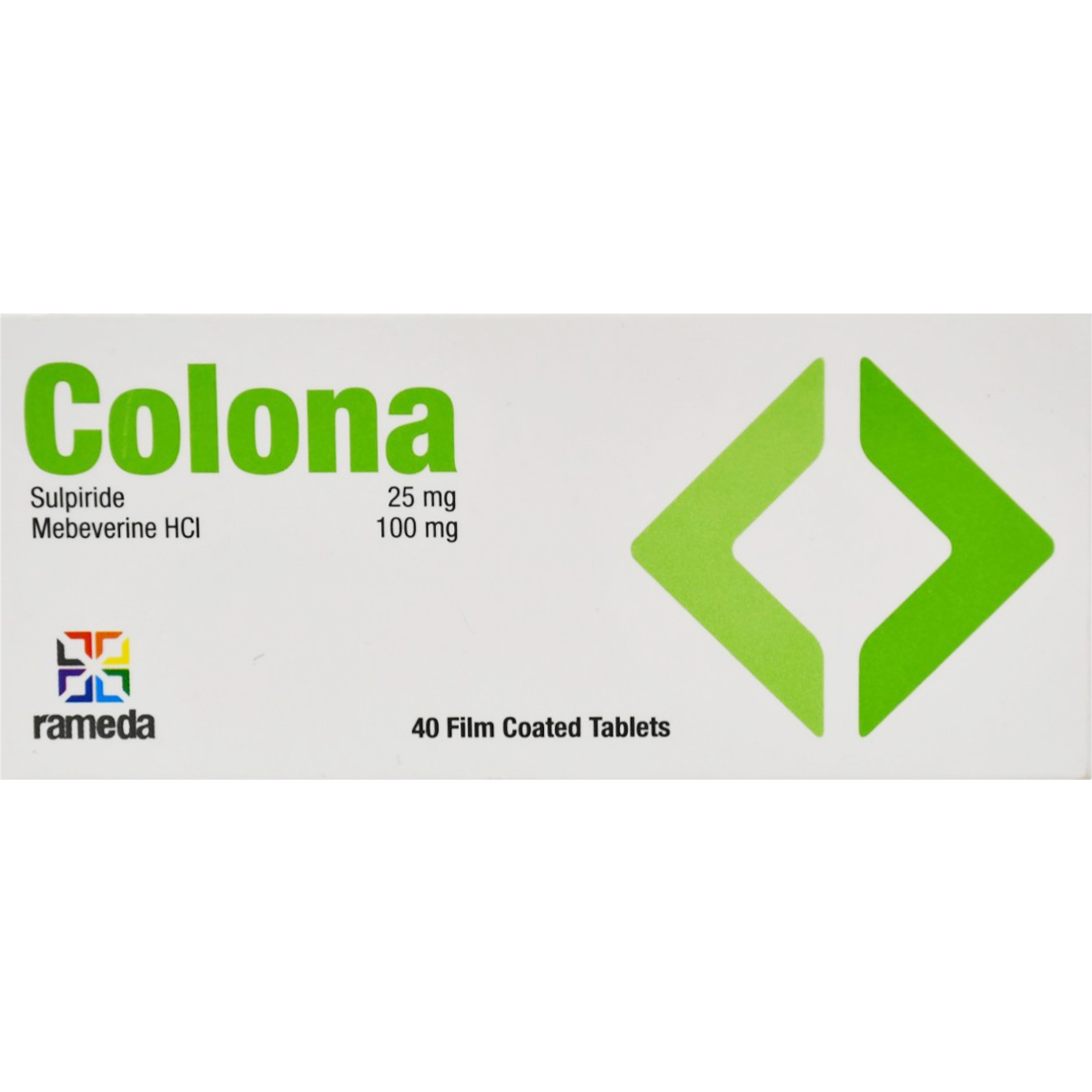 Colona (25mg + 100mg) 40 Film Coated Tablets image number 0