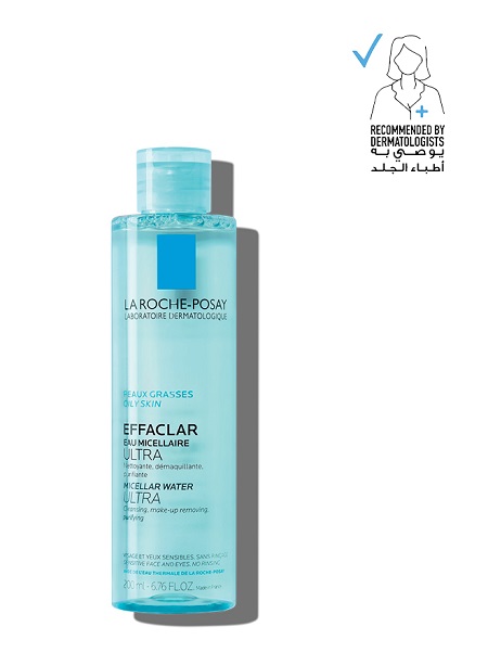 La Roche Effaclar Micellar Water For Oily & Sensitive Skin 200ml image number 0
