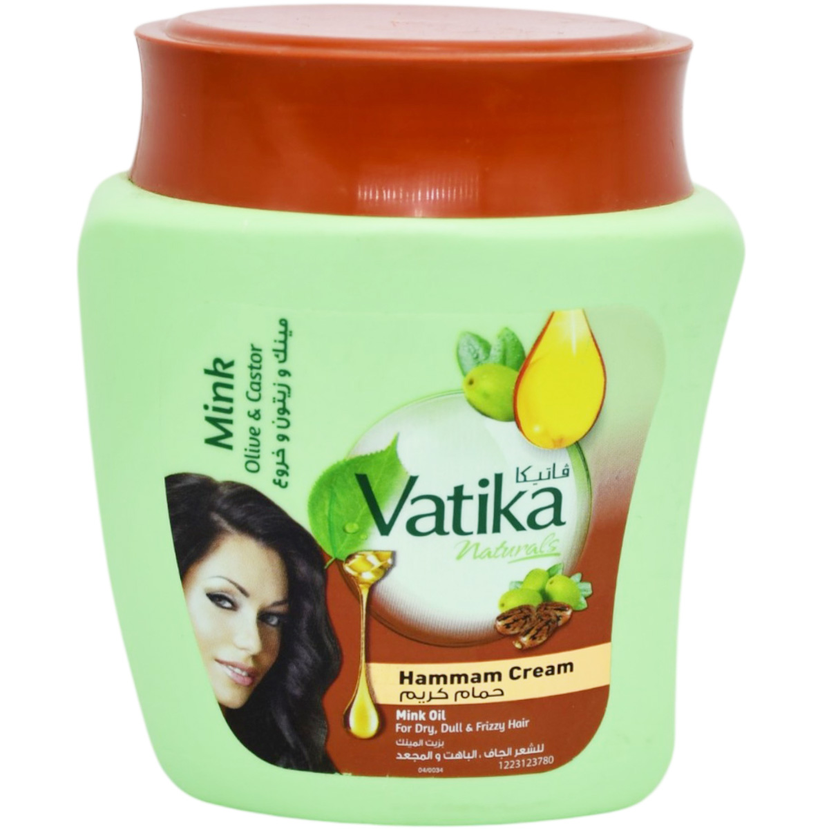 Vatika Hammam Cream Mink Olive and Castor 450gm image number 0
