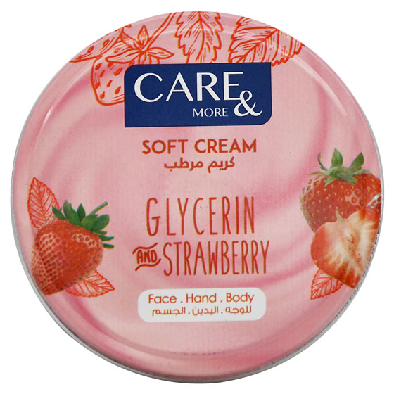 Care&More Glycerin Strawberry Soft Cream 75ml image number 0