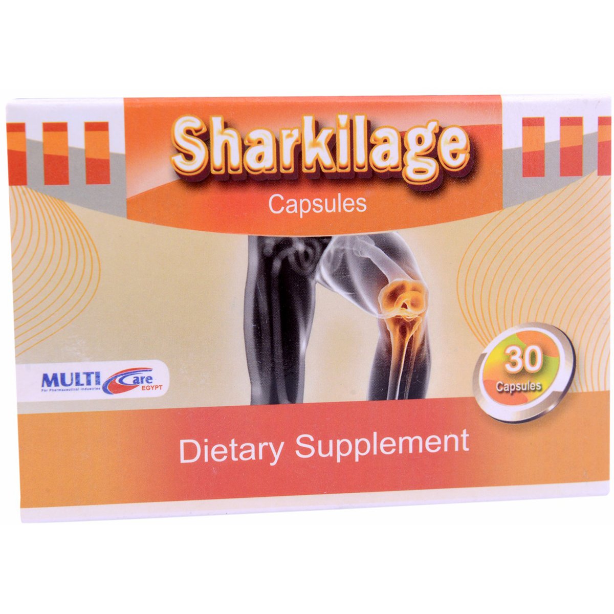 Sharkilage (500mg + 200mg) 30 Capsules image number 0