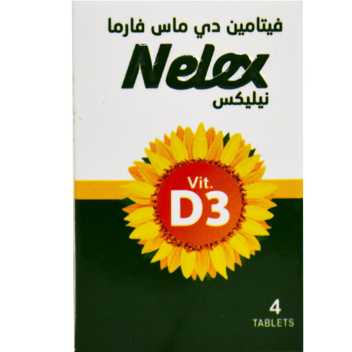 Nelex D3 50000IU 4 Tablets image number 0