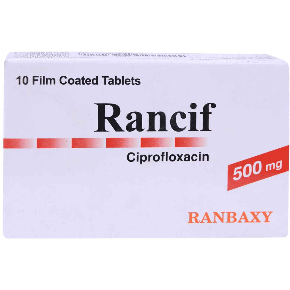 Rancif 500mg 10 Tablets image number 0