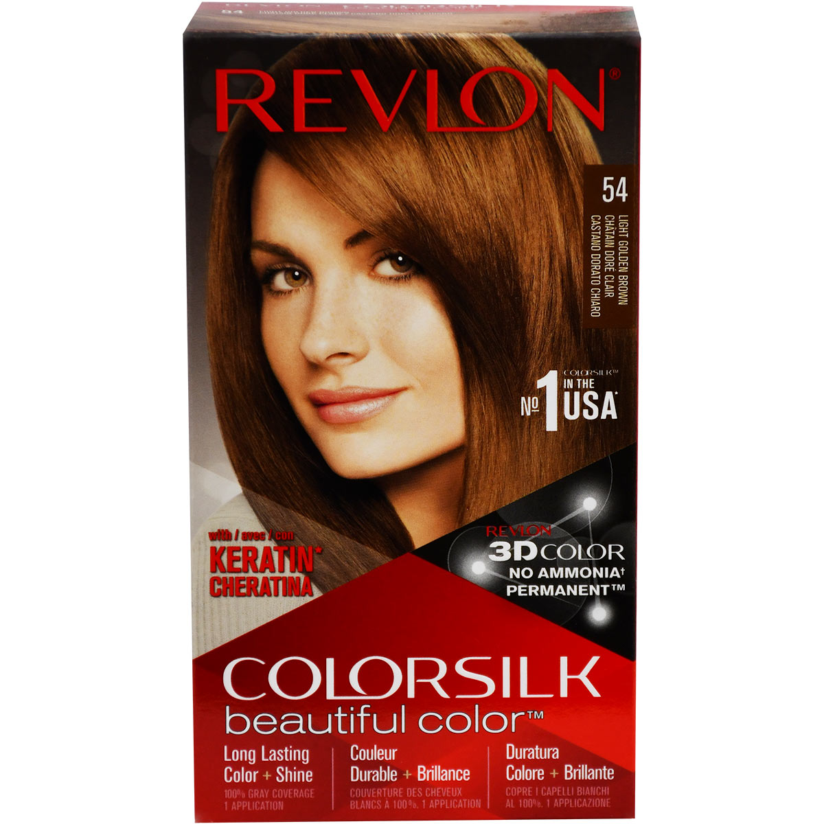 Revlon Colorsilk Light Golden Brown/54 image number 0