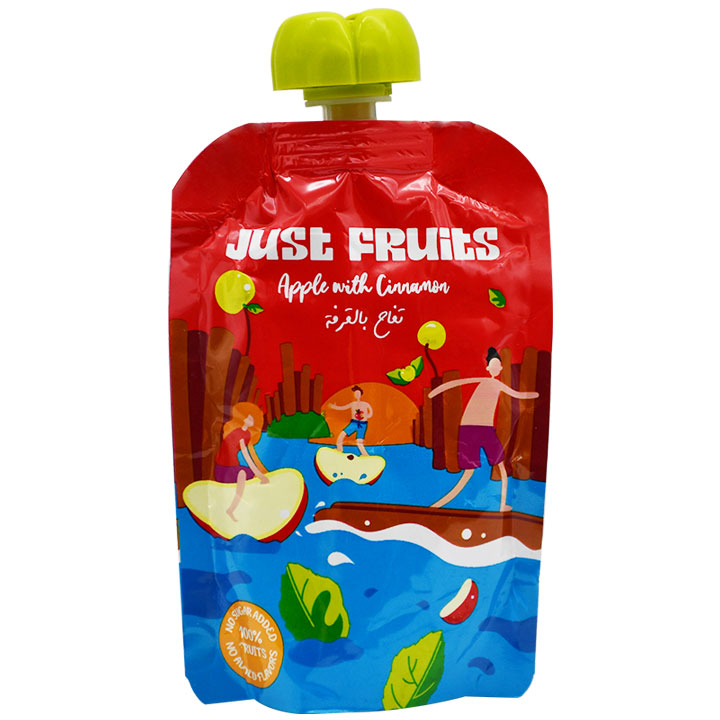 Just Fruits Apple and Cinnamon Puree 110gm image number 0
