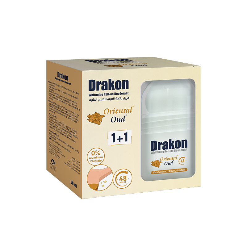 Drakon Whitening Oriental Oud Deodorant Roll On For Women 2X50ml (Offer Pack) image number 0