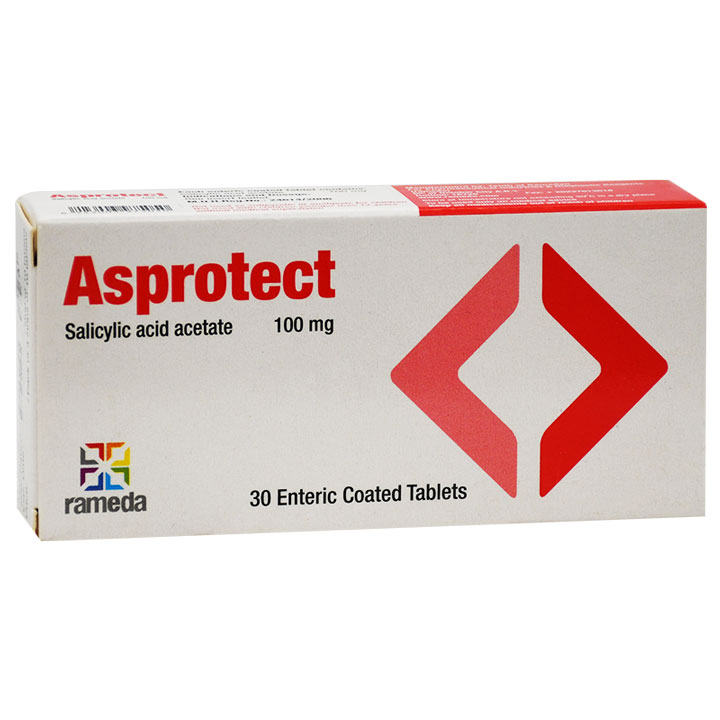 Asprotect 100mg 30 Enteric Coated Tablet image number 0