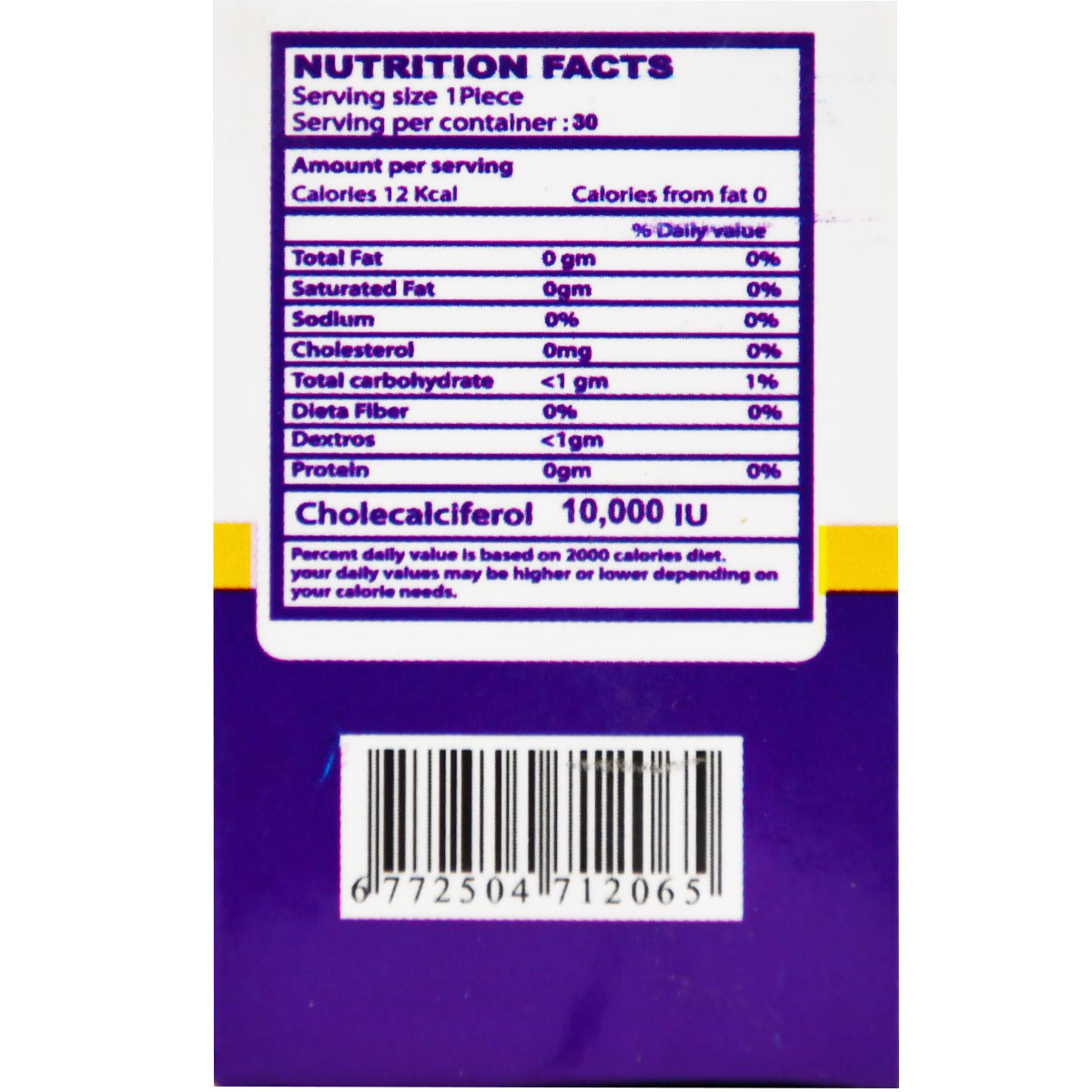 Nelex D3 10000IU 30 Tablets image number 1