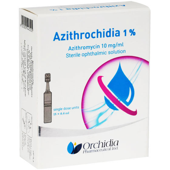 Azithrochidia 1%(0.4ml/Dose) Eye Drop 15 Units image number 0