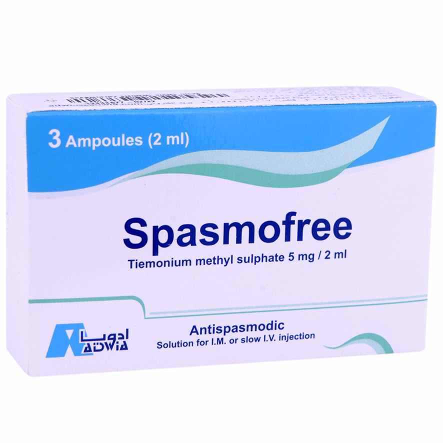 Spasmofree 5Mg/2ml 3 Ampoules image number 0