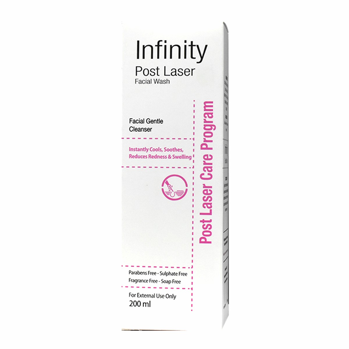 Infinity Post Laser Facial Wash Cleanser 200ml image number 0