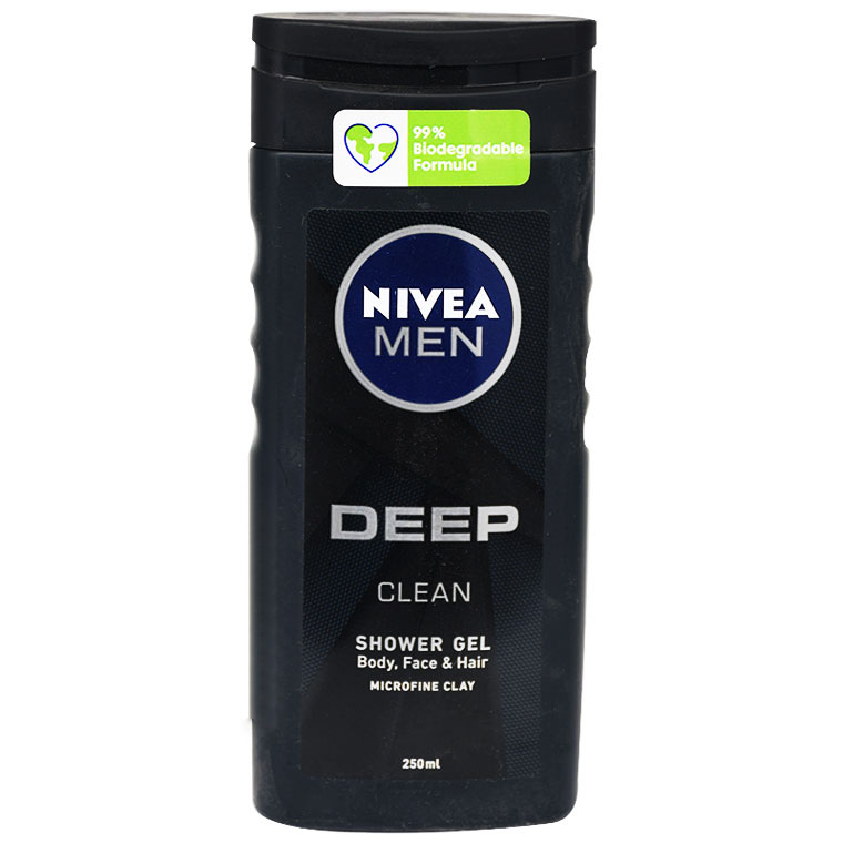 Nivea Men Deep Clean Shower Gel 250ml image number 0