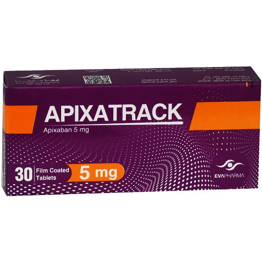 Apixatrack 5mg 30 Film Coated Tablets image number 0