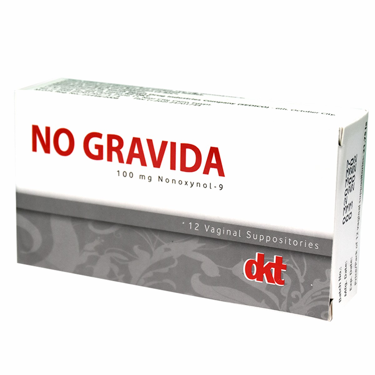 No Gravida 100mg 12Vaginal Suppository (Refrigerated) image number 0