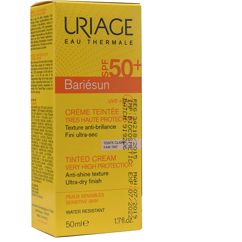 Uriage Bariesun Fair Tinte (SPF50 +) Cream 50ml image number 0