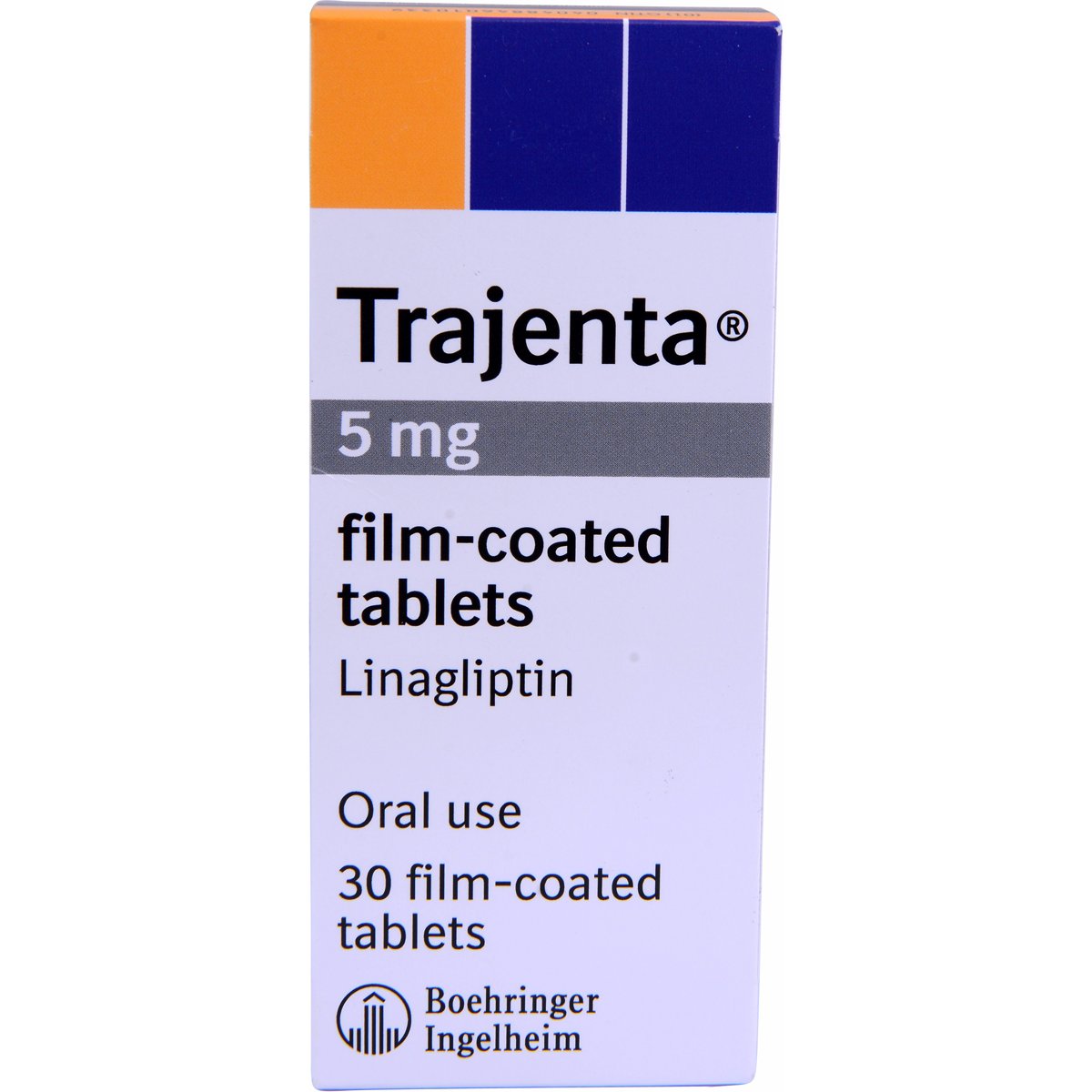 Trajenta 5mg 30 Film Coated Tablets image number 0